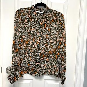 PART TWO Copenhagen Semi-Sheer Floral Blouse 34 EU 2-4 US